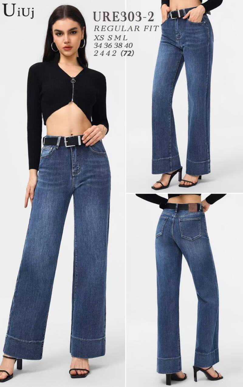 Spodnie damskie jeansy Roz XS-L, 1 Kolor Paczka 10 szt
